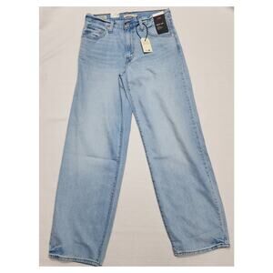 Levi's baggy Baggy dad mid rise loose hips and thigh W26''x L32'' straight leg